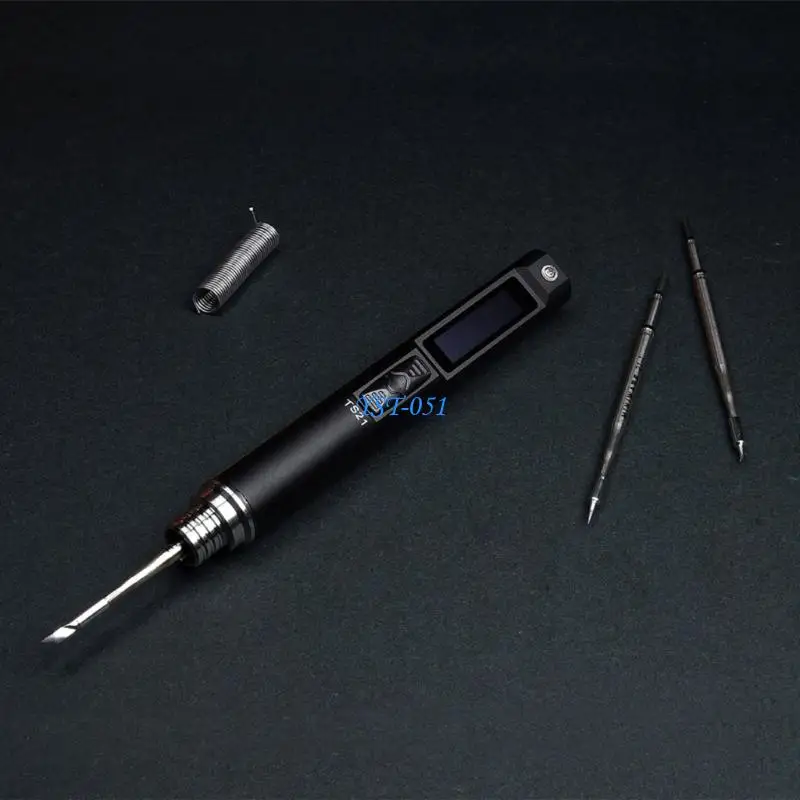 

E15A Soldering Iron Pen Tip Lightweight Aluminum Alloy Portable Solder Pen Tool For Electronics Repair And DIY Projects