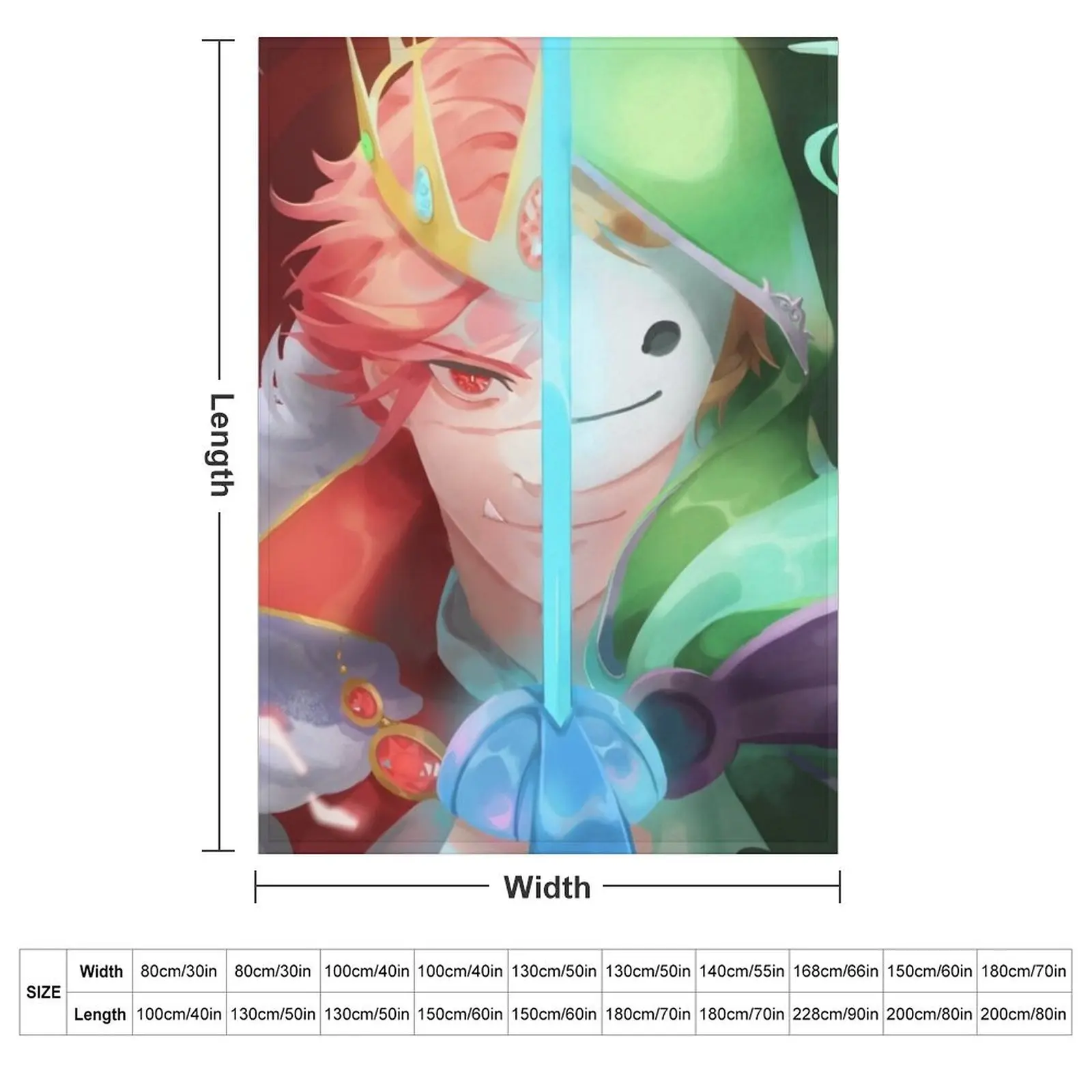 Technoblade vs Dream Duel Throw Blanket Travel valentine gift ideas Summer Summer Beddings Bed Fashionable Bed covers Blankets