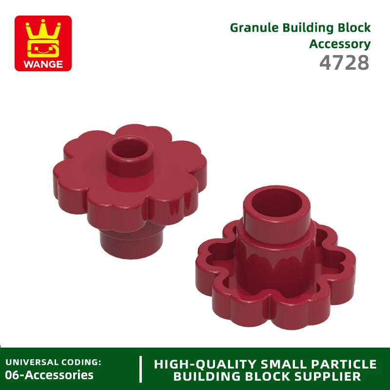 20 pz/lotto 4728 Round Flower Building Block accessori per piante a colori Moc compatibili con il regalo di assemblaggio di giocattoli per bambini fai da te in mattoni