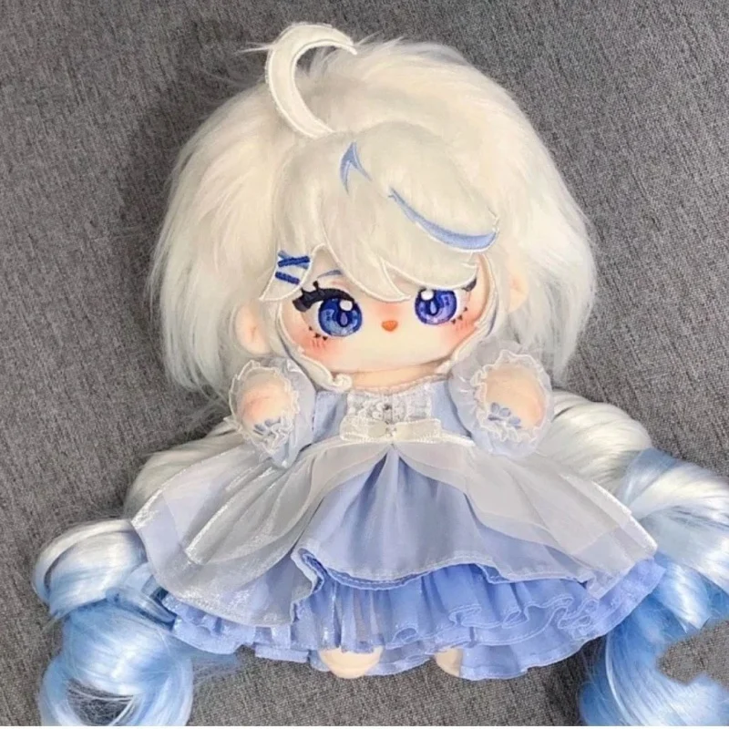 

Anime Genshin Impact Furina 20cm Plush Dolls Toy Nude Doll Plushie Cosplay 7121 Kids Gift