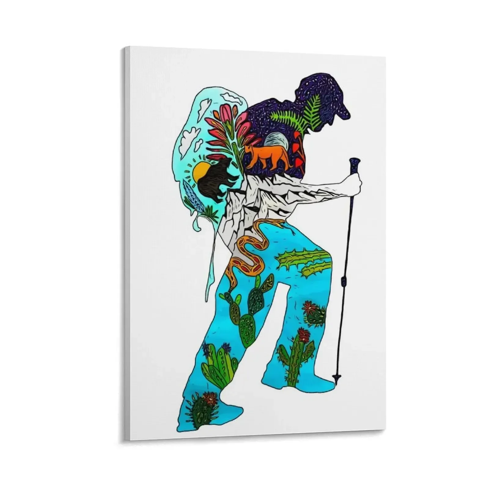 

Pacific Crest Trail Hiker Canvas Painting bedroom decoration decorations for the room decoration for the room