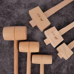 Woodworking Handmade Specific Wooden Hammer Carpentry Wood Board Installing/Mortising Mallet Small Round or Square Head Hammer