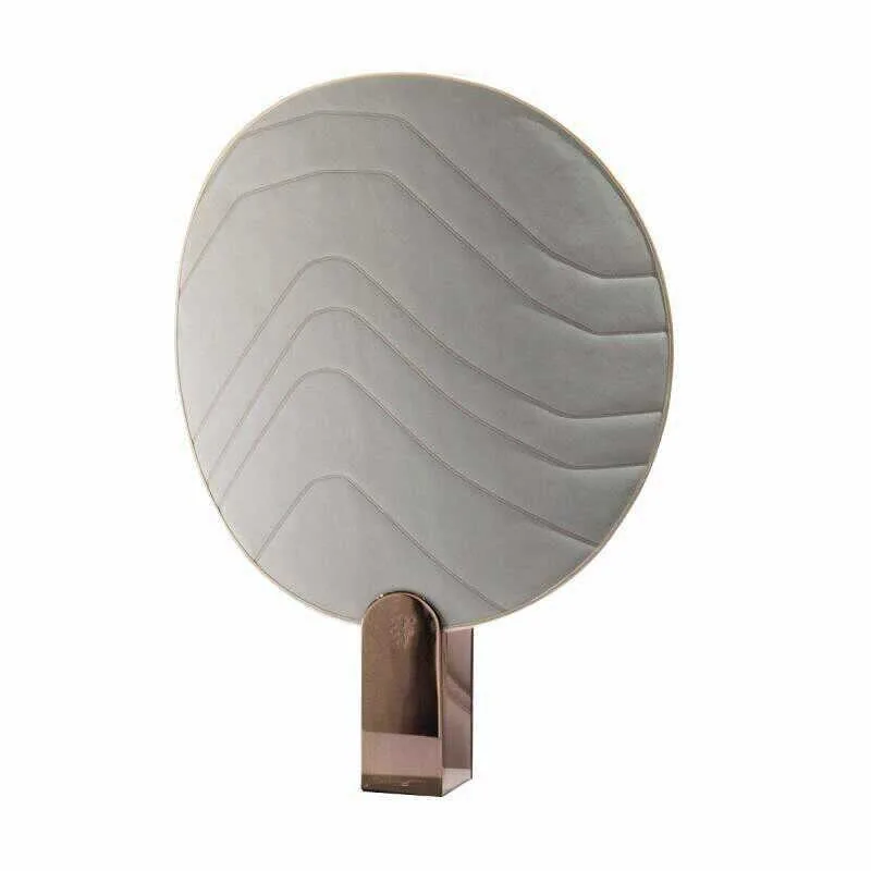 Modern simple bedside bedroom leather table lamp, Italian design model room decorative living room lamp, high-end hotel lamp