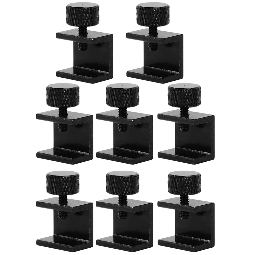 8 Pcs Printer Clip Bed for 3D Printing Fixation Clamps Glass Aluminum Alloy Clips