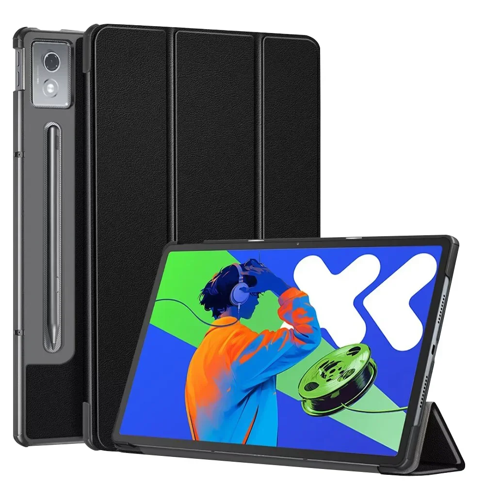 Case For Lenovo Idea Tab Pro 12.7 2025 TB373FU/TB375FC Tablet Protective Case, Triple-Fold Stand, with Smart Sleep/Wake Function