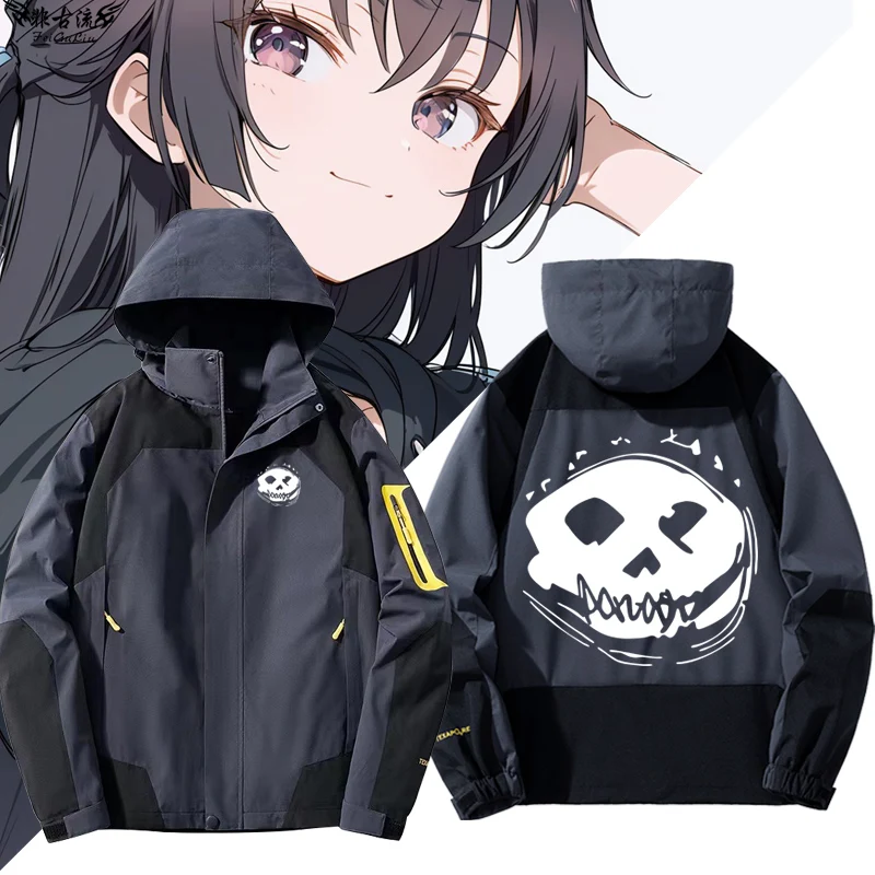 

Мужская куртка для косплея в русском стиле, приталенная, из полиэстера, весна-осень, модная, молодежная, с цветными блоками, на молнии