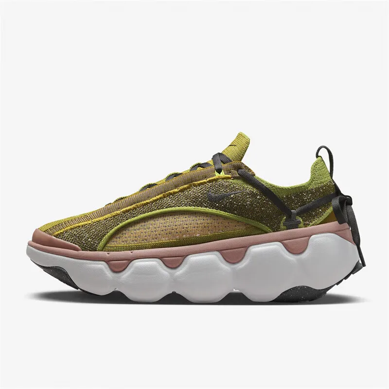 

Новые амортизирующие женские кроссовки Nike Flyknit Upper Training Flyknit Bloom Гибкие легкие уличные кроссовки на толстой подошве со стильным и динамическим дизайном шнурков Модные повседневные спортивные кроссовки Niche Design Fd2149-300