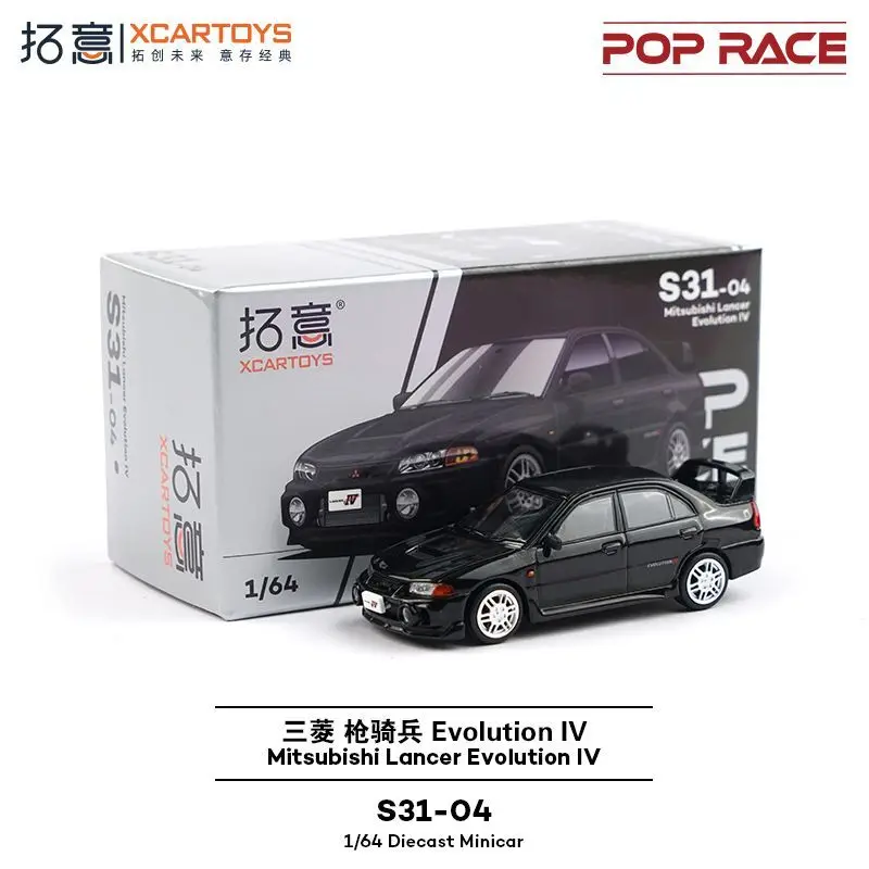 

Xcartoys POPRACE 1:64 Mitsubishi Lancer Evolution IV Alloy Diecast Car Model Toy