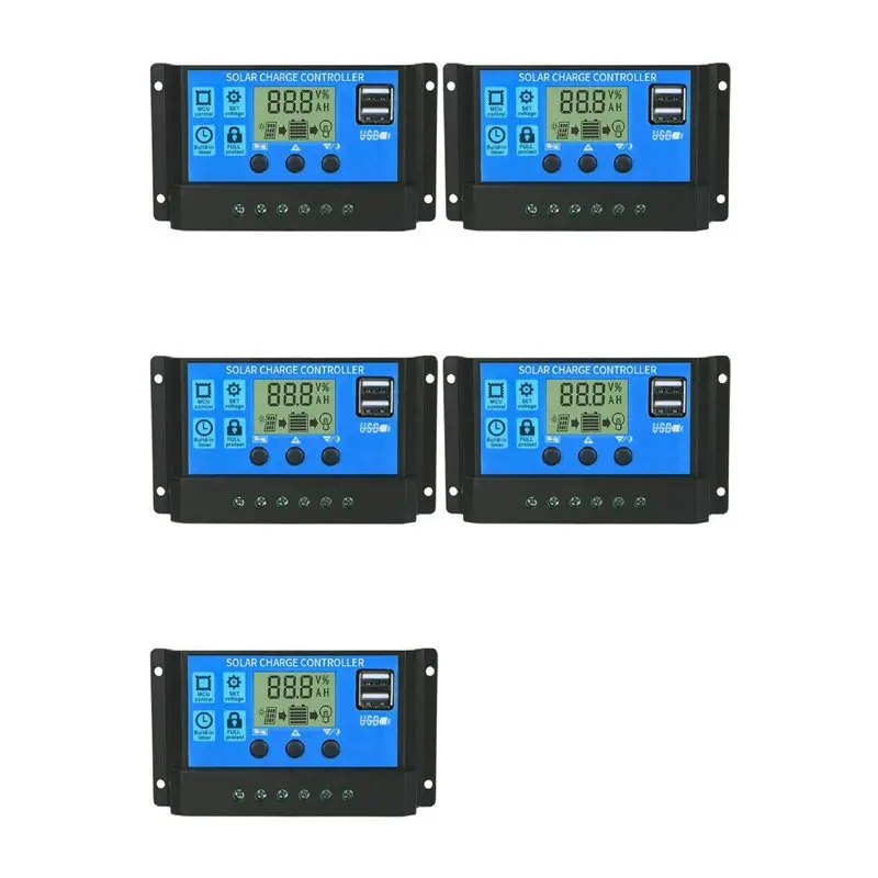 5x-100a-solar-charge-controller-solar-panel-battery-intelligent-regulator-with-dual-usb-port-multi-function-controller