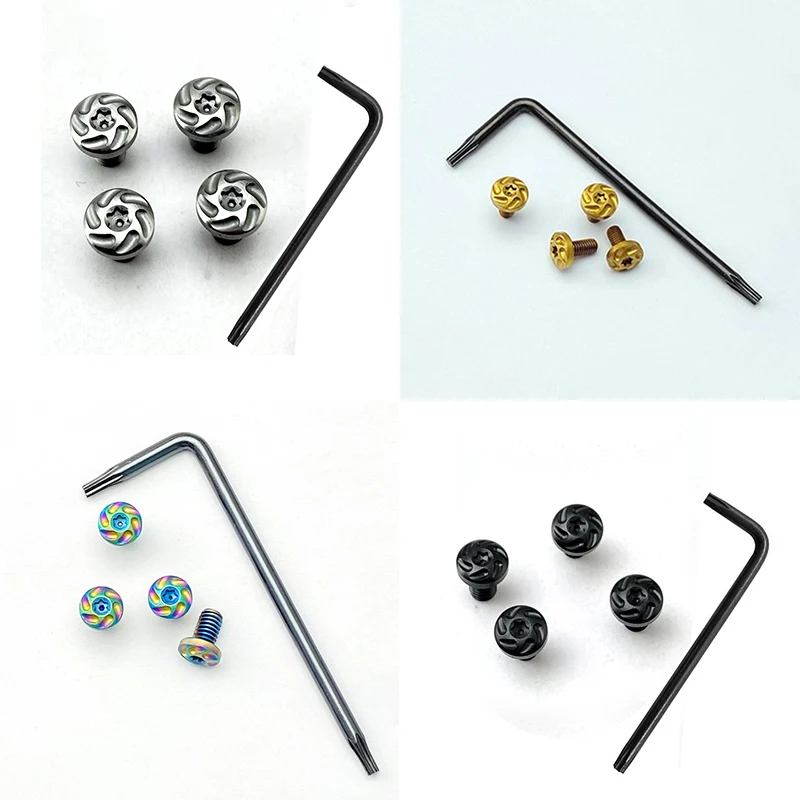 1 Set Custom Made 4 Colors Grip Handle Screws with T8 Torx Key Wrench for 1911 Models Kublai khan P4 DIY Make Repair Accessories