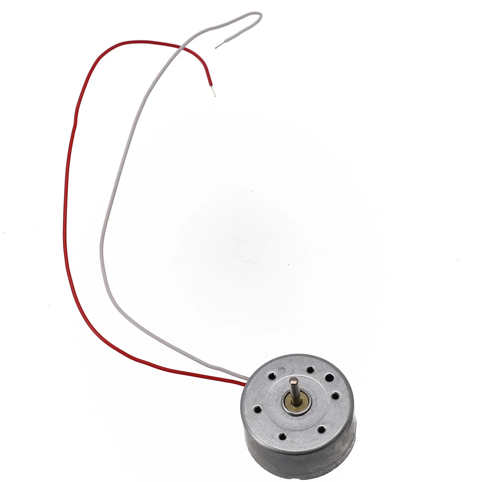 Electric Motor RF-300CA RC-300 1.5-6 V DC 10300RPM Mini 24mm Round Electric Motor 2mm Shaft Solar Power Motor DIY Toy Fan Hobby