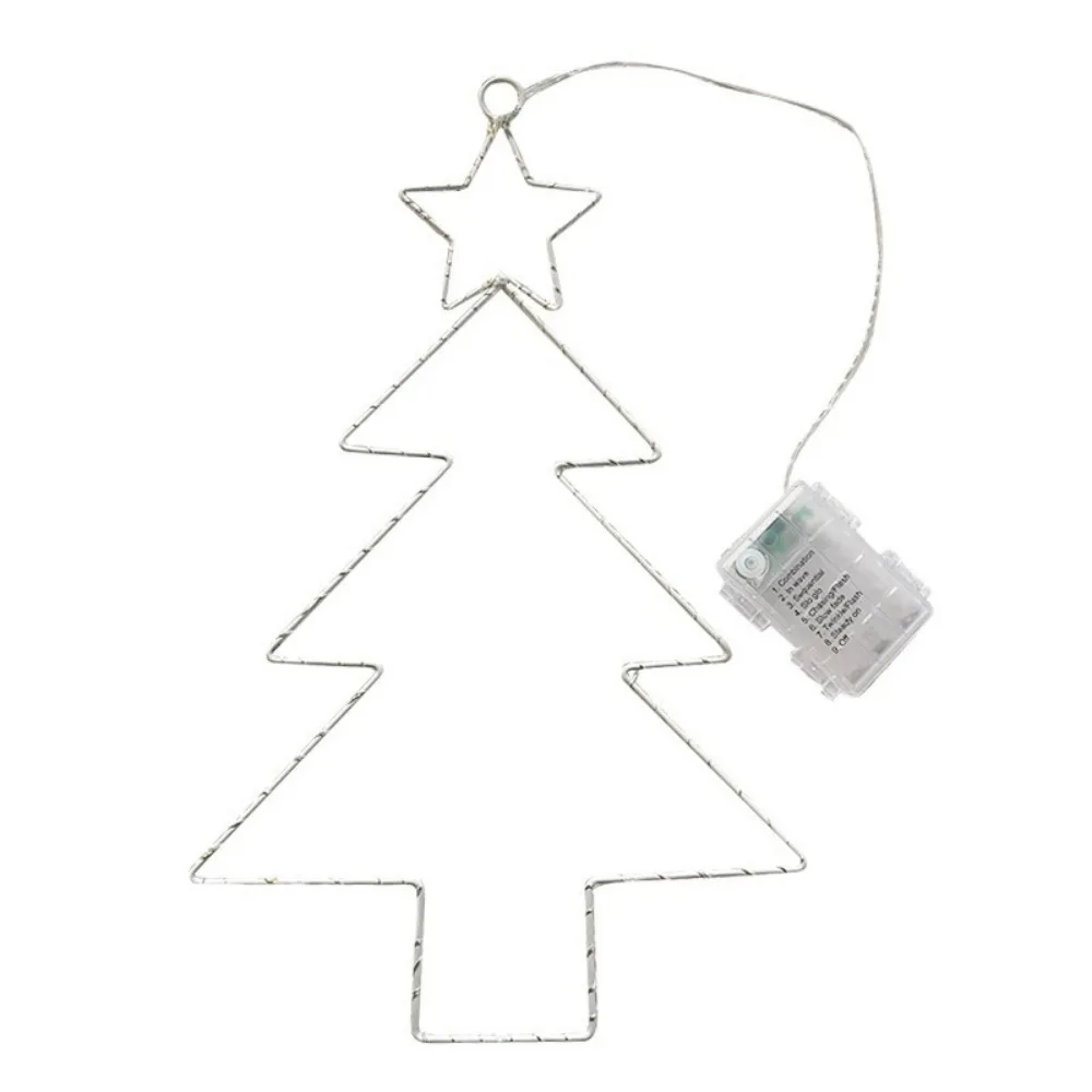 1pc Christmas LED String Lights, 8 Colors Adjustable String Light Christmas Decor Battery Powered Christmas HolidaysYard Decor