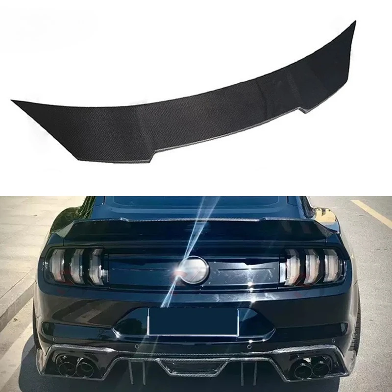 

For Ford Mustang Mustang Tail Carbon Fiber Spoiler Robot Duckling Tail Modified Auto Parts
