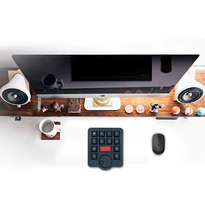 لوحة مفاتيح USB غير خطية خاصة لمقطع الفيديو PR التبديل الأزرق المكونات واستخدام مفتاح السريع لوحة مفاتيح تحرير الفيديو المحمولة الصغيرة أفضل 12 لوحة مفاتيح لإصدار الفيديو للمبيعات - رقم 10