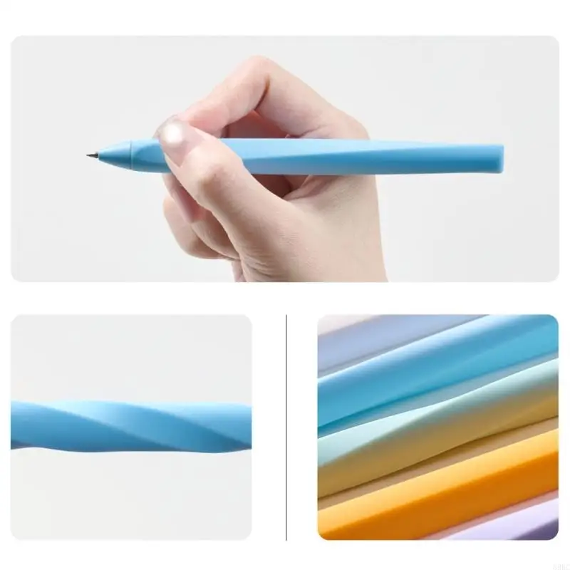 

Twist Action Gel Inks Pen Ergonomic Grip Plastic Gel Pen with Ergonomic Grip 0.5MM Tip Black Inks for School Supplies 896C