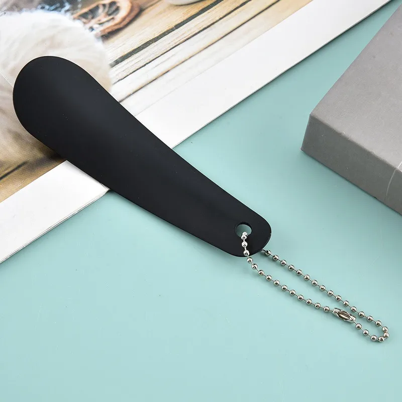 Mini Stainless Steel Metal Shoe Horn Long Handle Portable Durable Shoe Wearing Aid Tool Comfortable for Men Women Kids Elderly