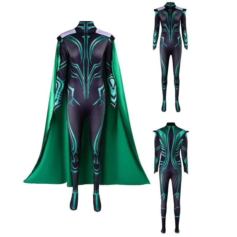 

Костюм для косплея Тора 3: комбинезон Бога Смерти Хелла, традиционная женская одежда для ролевых игр и сценических выступлений, Весна 2026