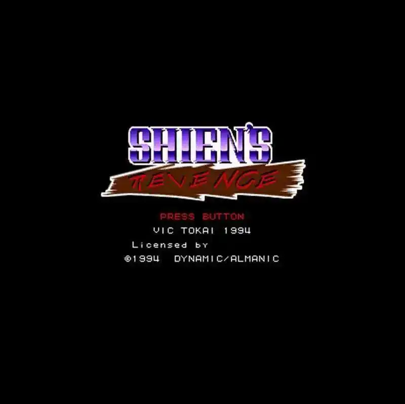 Shien's Revenge 16 bit Big Gray Game Card For NTSC Game Player Drop Shipping