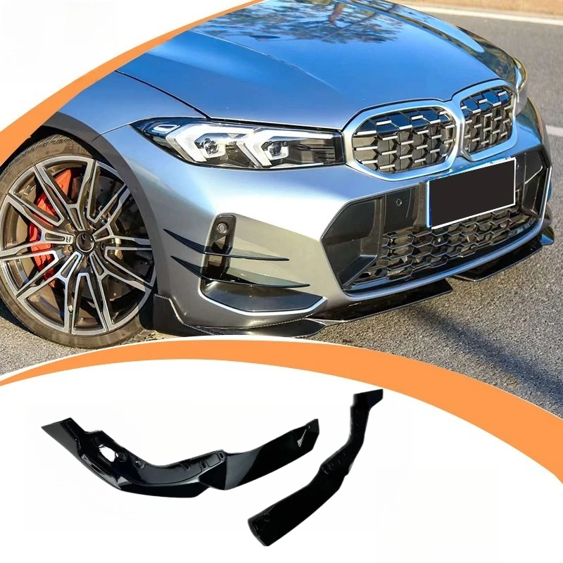 

For BMW 3 Series G20 G28 2023+ LCI MP Style Front Lip Splitter Gloss Black Front Bumper Spoiler Exterior Modification Accessory