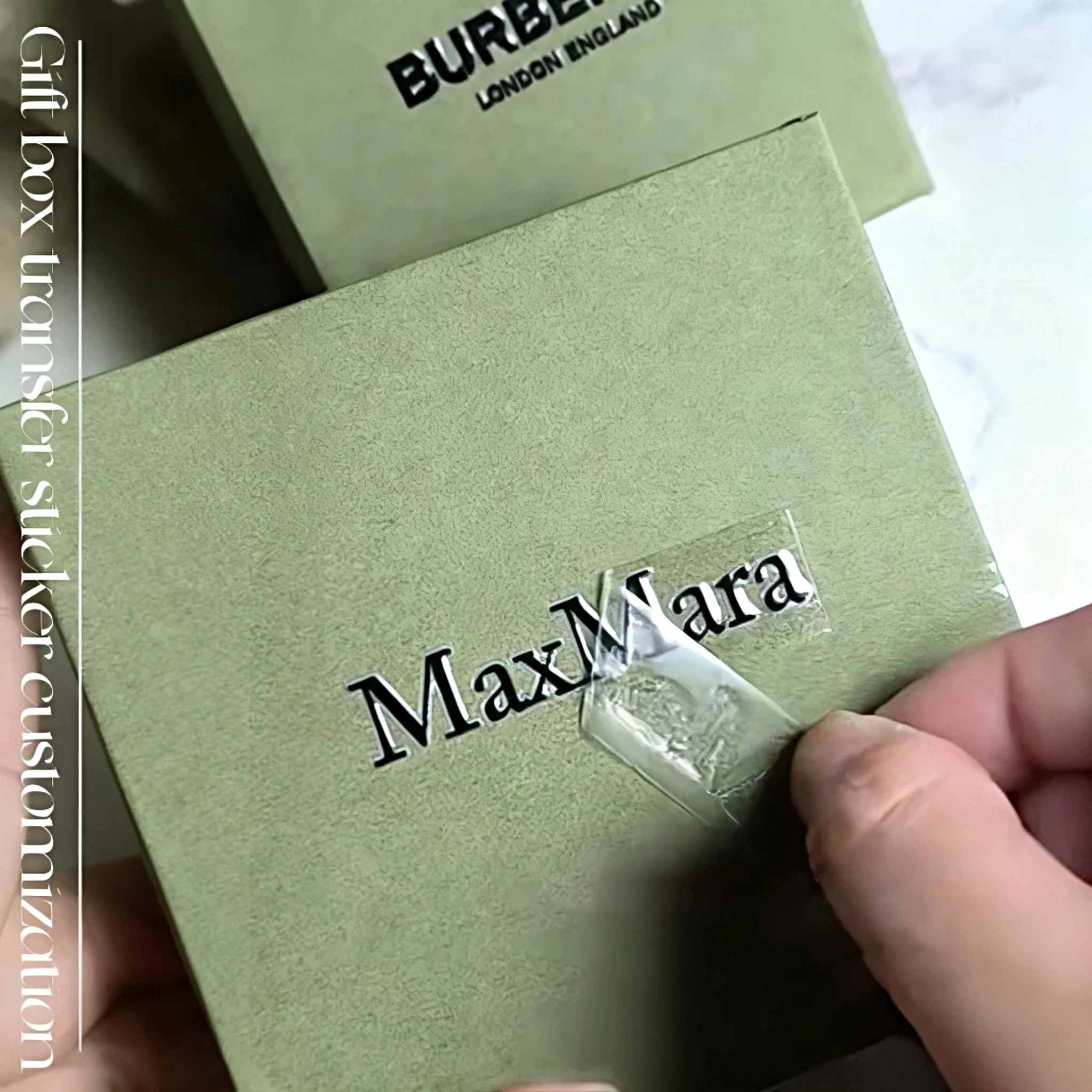 

50PCS Custom Transfer Stickers 3D UV Waterproof Effect for Wedding Labels Brand Name DIY Bottle Box Personalized Stickers Logo