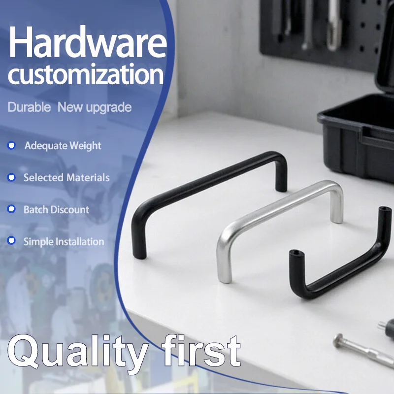 6pcs Aluminum Alloy Internal Thread Handle For Ship High-Speed Railway Industrial Automation Equipment Of Chassis Cabinet