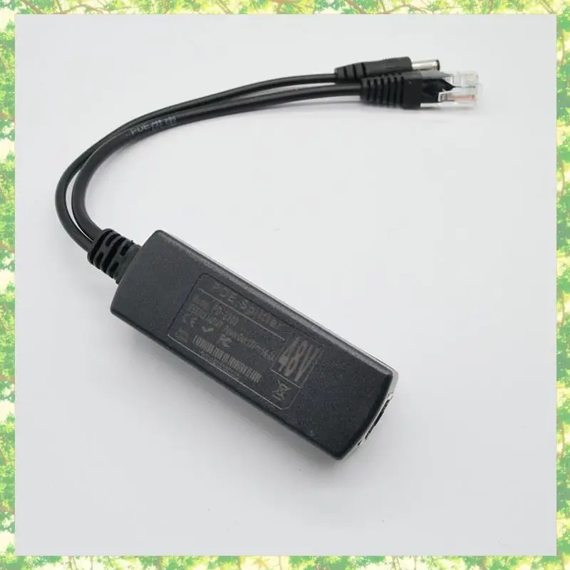 Smart-Gigabit Mini Poe Splitter 10/100/1000Mbps POE Splitter DC Ausgang 12V Power Over Ethernet IEEE 802.3Af Für IP Kam