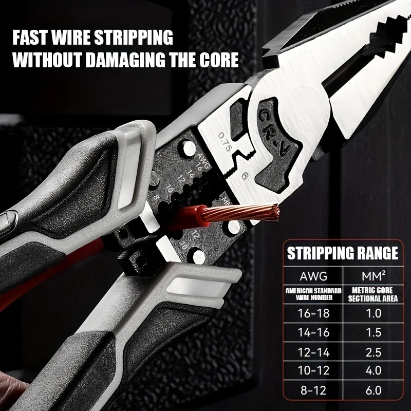 Multifunctional Universal Diagonal Pliers Needle Nose Pliers Hardware Tools Universal Wire Cutters Electrician