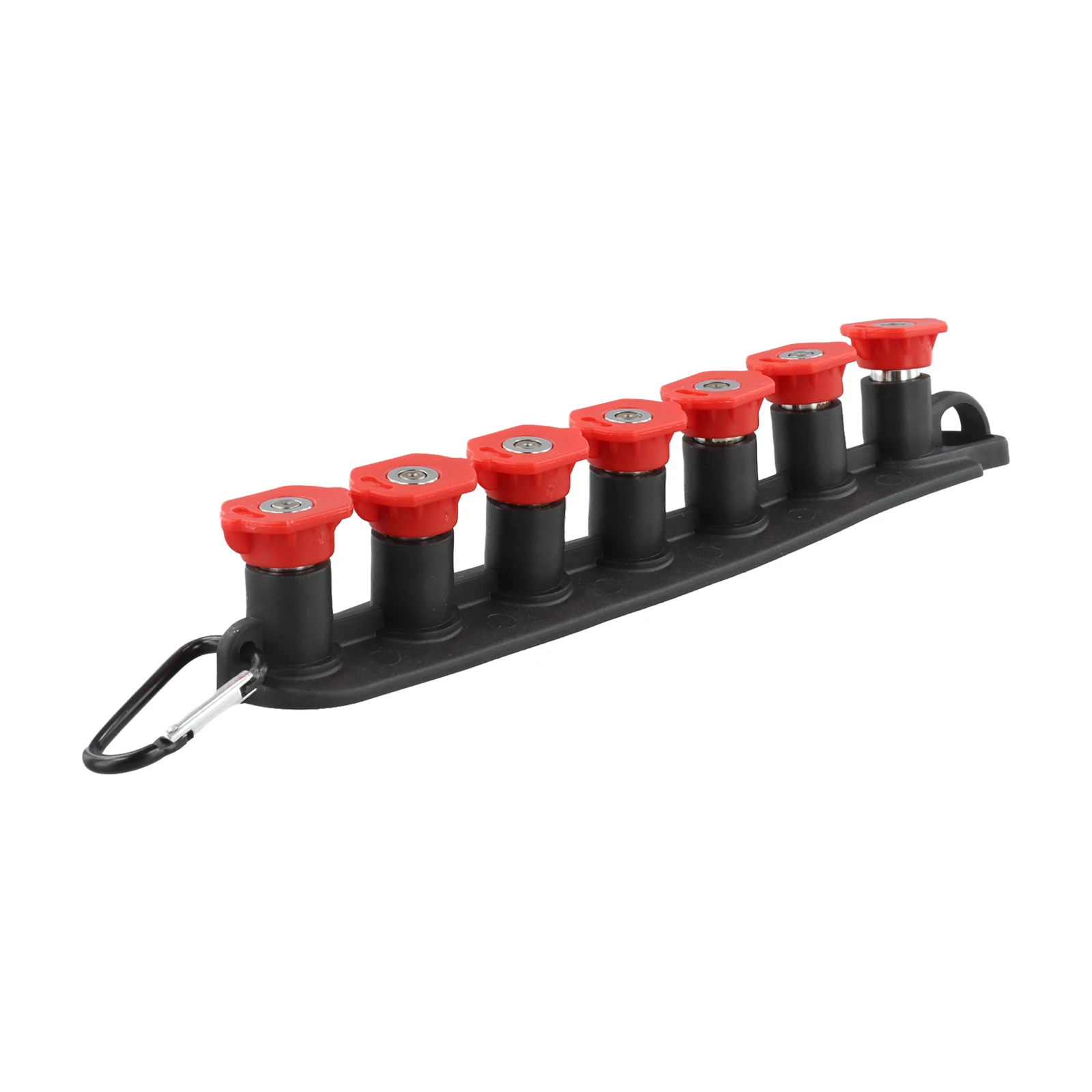 7 Piece Nozzle Tips Set with Holder for 4000 PSI Pressure Washers Designed for Smooth Connection and Reliable Operation
