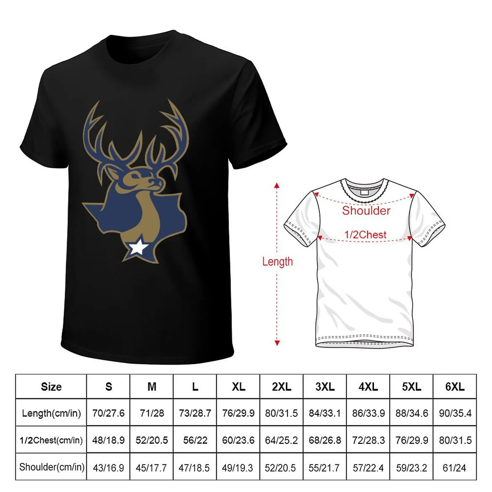 laredo bucks Ice Hockey T-Shirt anime stuff shirts graphic tees man t shirt t shirts for men graphic