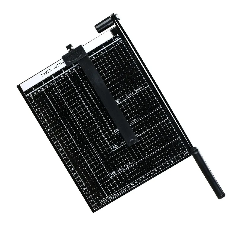 Steel Paper Cutter Metal Base A4 A3 Manual Guillotine Trimmer Paper Cutting Machine