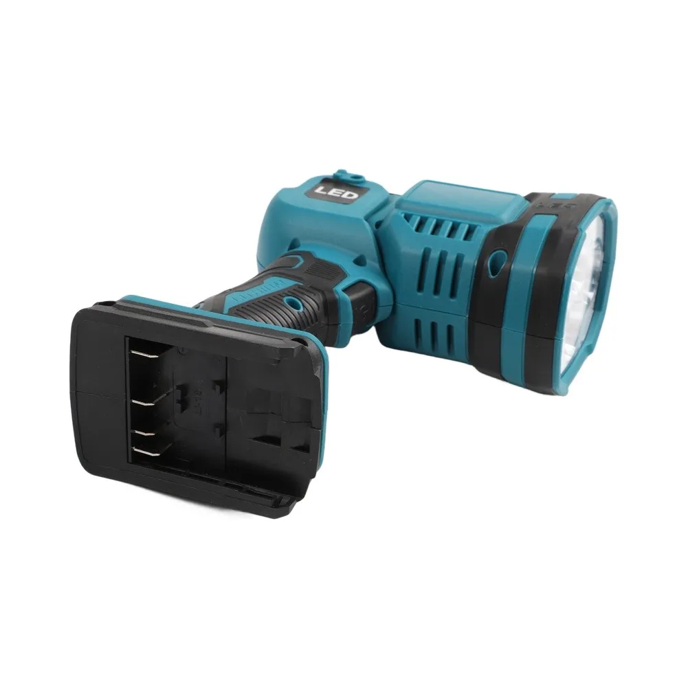 1200 Lumen Light LED Work Light For Camping 1200 Lumen Floodlight 90-180 Degree Adjustable Head For Bosch BAT618G Battery