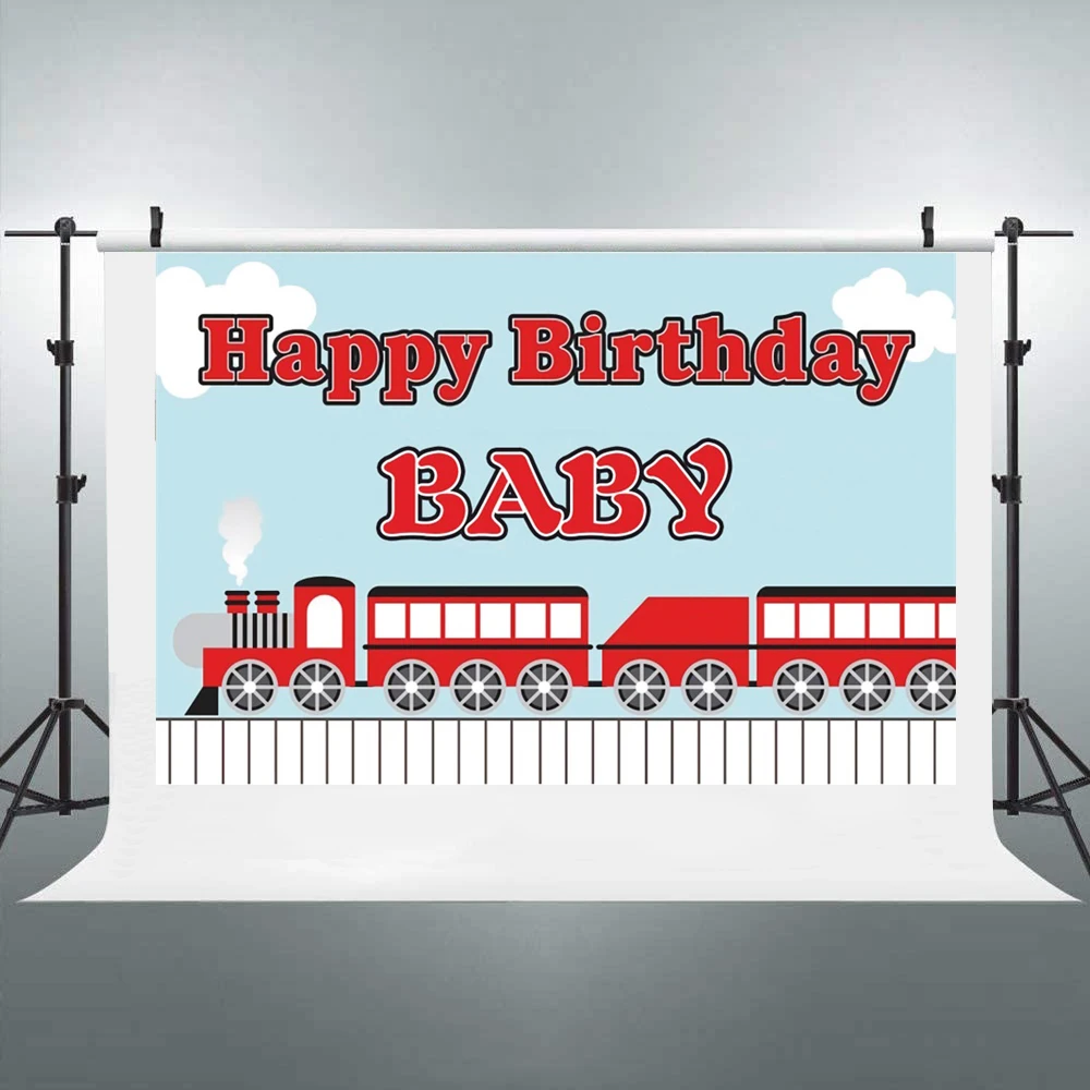 Laeacco Cartoon Car Theme Backdrop for Photography Boys Birthday Party Newborn Baby Shower Photo Photographic Background Decor image 3