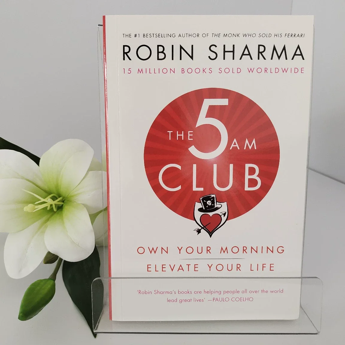 

The 5 AM Club By Robin Sharma |Own Your Morning Elevate Your Life Habit Building Self-Improvement English Version Self-Help Book