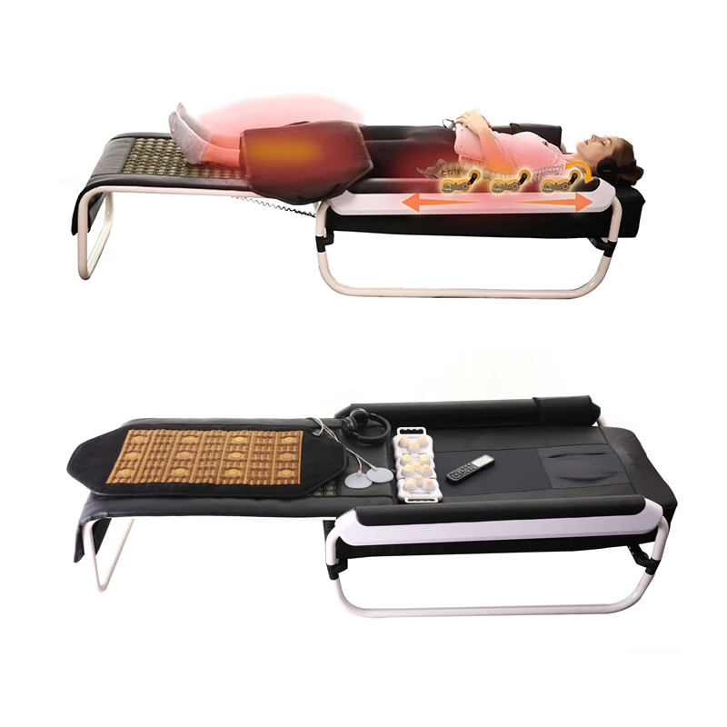 Luxury 3D Cerajem V6 Master V3 Price Thermal Therapy Electric Jade Roller Heated Table Spine Massage Bed