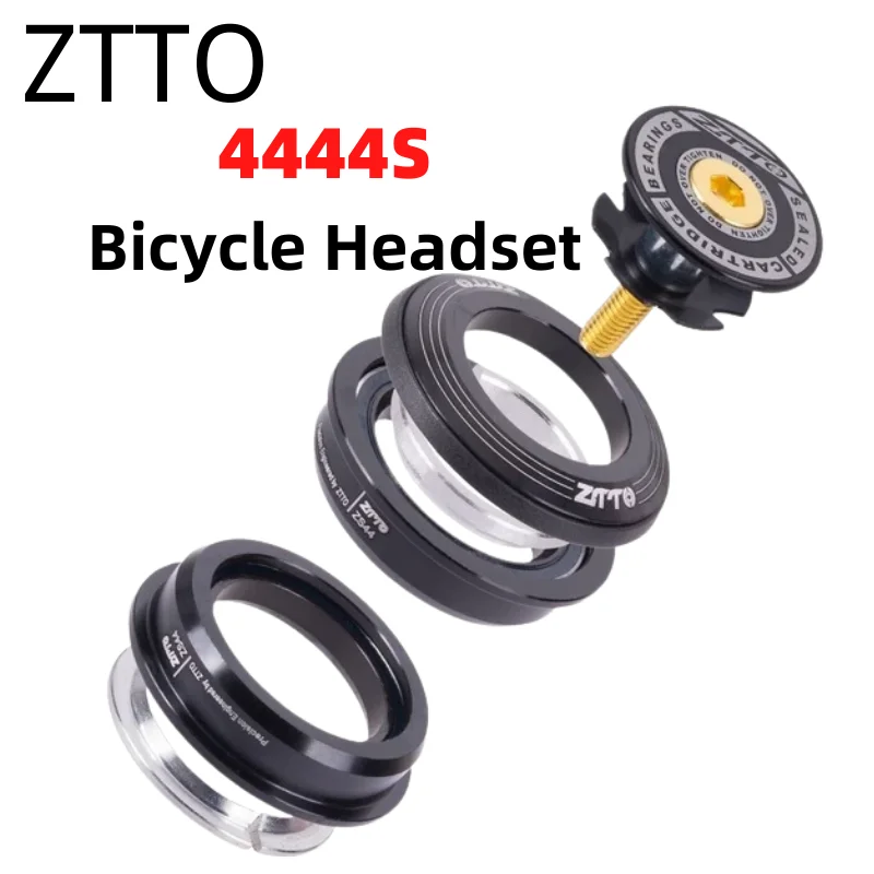 ZTTO 4444S Headset MTB Bike 44mm CNC 1 1/8