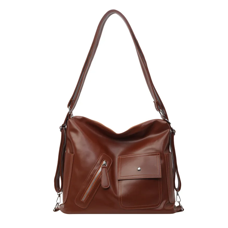 

Multi-Functional Women's Bag: Single-Shoulder Handbag Convertable Backpack Versatile Durable for Everyday Use