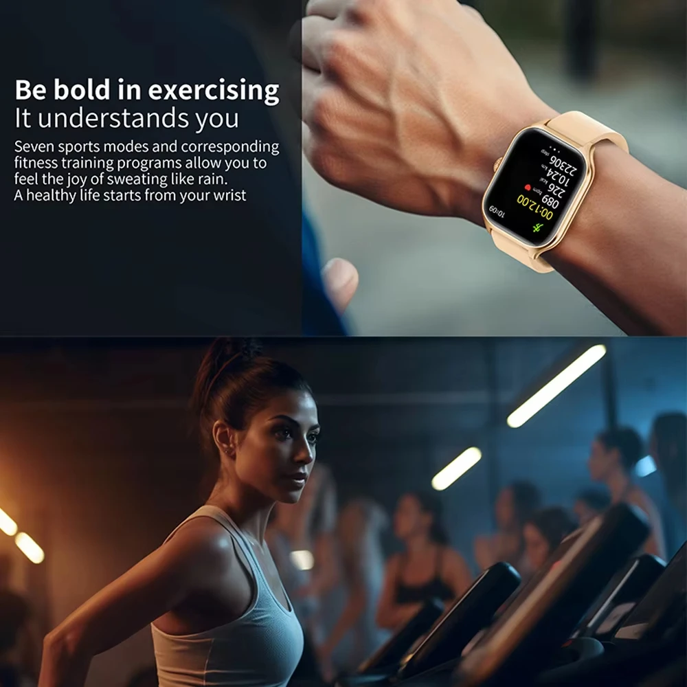 LAXASFIT H9 Pro max Novo mostrador de relógio inteligente para atender as chamadas Rastreamento de calorias Monitoramento de oxímetro de frequência cardíaca Bluetooth Smartwatch