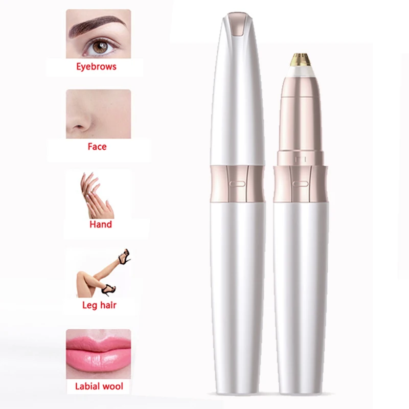 

Electric Eyebrow Trimmer Facial Brow Trimming Artifact Shaving Nose Hair Eyebrow Pencil Beauty Male Female Hair Removal Scraper