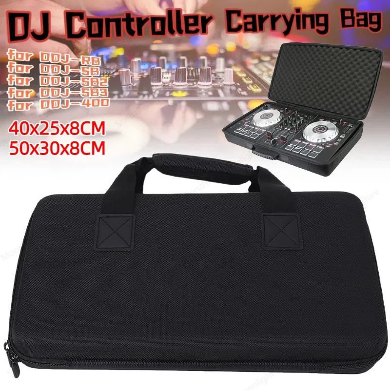 Bolsa de almacenamiento para controlador de DJ, estuche de almacenamiento a prueba de golpes, bolsa de viaje protectora antiarañazos para DDJ-RB/DDJ-SB/DDJ-SB2/DDJ-SB3 de 2 canales