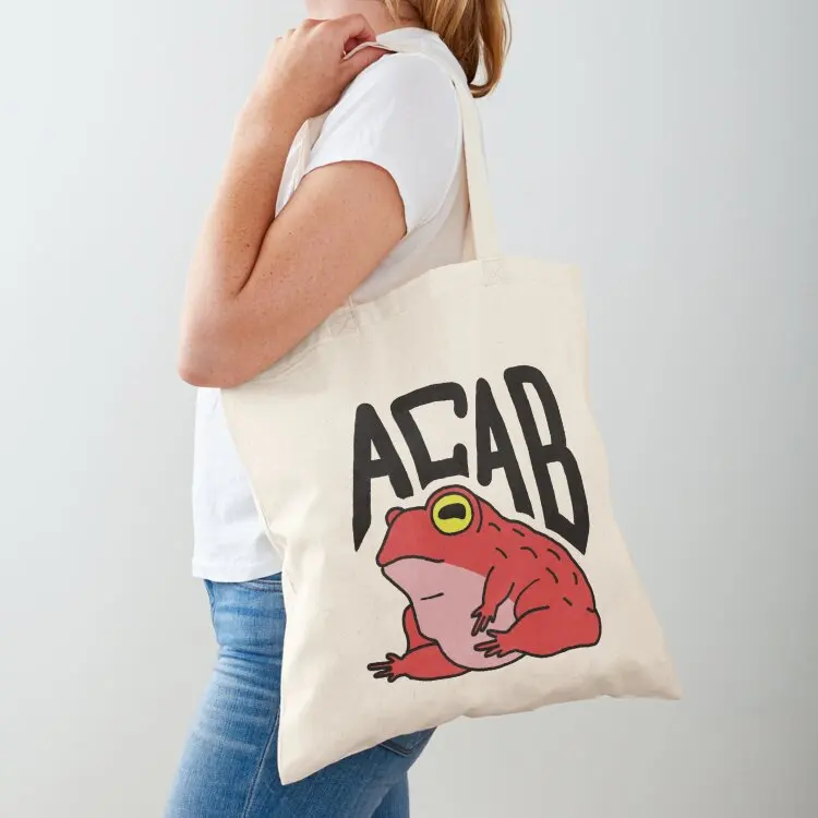 

Сумка-тоут ACAB Frog, пляжная сумка, сумка из ткани на заказ, сумки для женщин