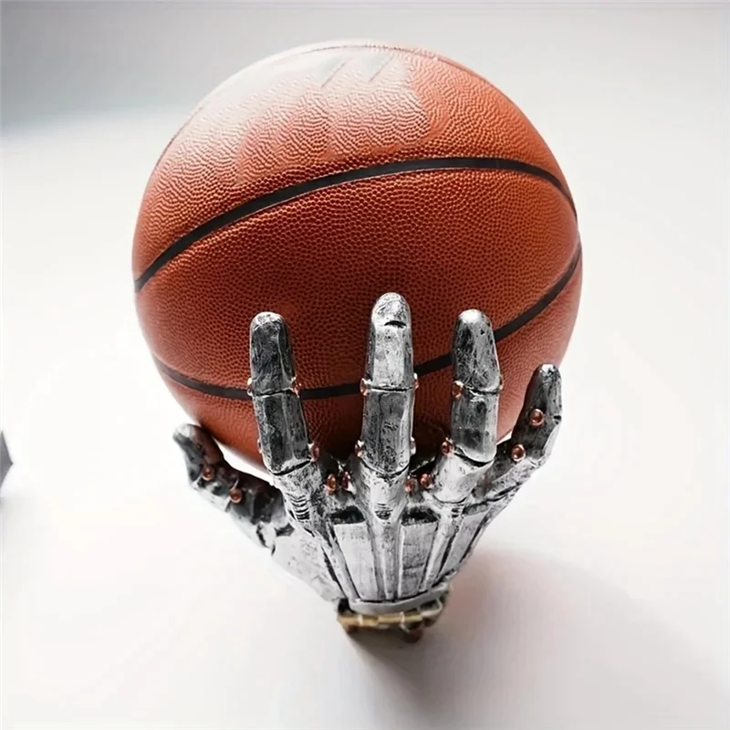 M11K-Wall Mounted Basketball Stand Controller Soccer Robot Rack Resin Craft Decoration Robotic Arm Storage Rack