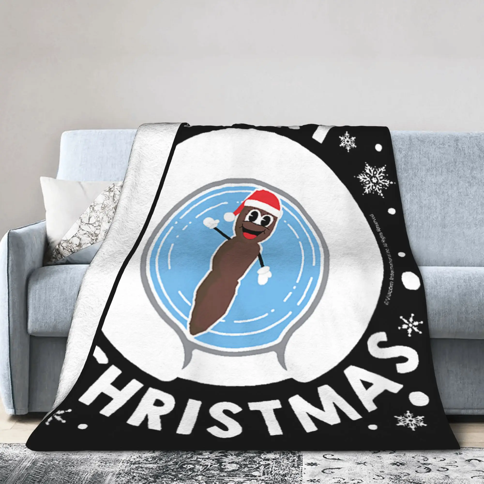 Mr Hankey Merry Christmas Southparkd Blankets Anime Flannel Throw Blanket Summer Air Conditioning Decor Ultra-Soft Warm Bedsprea