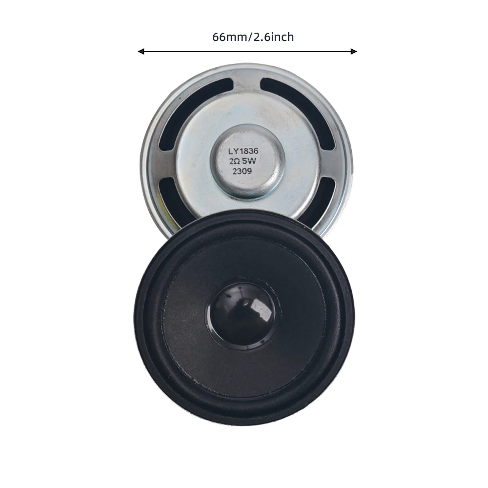 مكبر صوت مغناطيسي رفيع من AIYIMA ، مكبر صوت بلوتوث HiFi المنزلي ، Rdge دائري ، NdFEB ، DIY ، 2 أوم ، 5 واط ، 2 أوم ، NdFEB ، 2