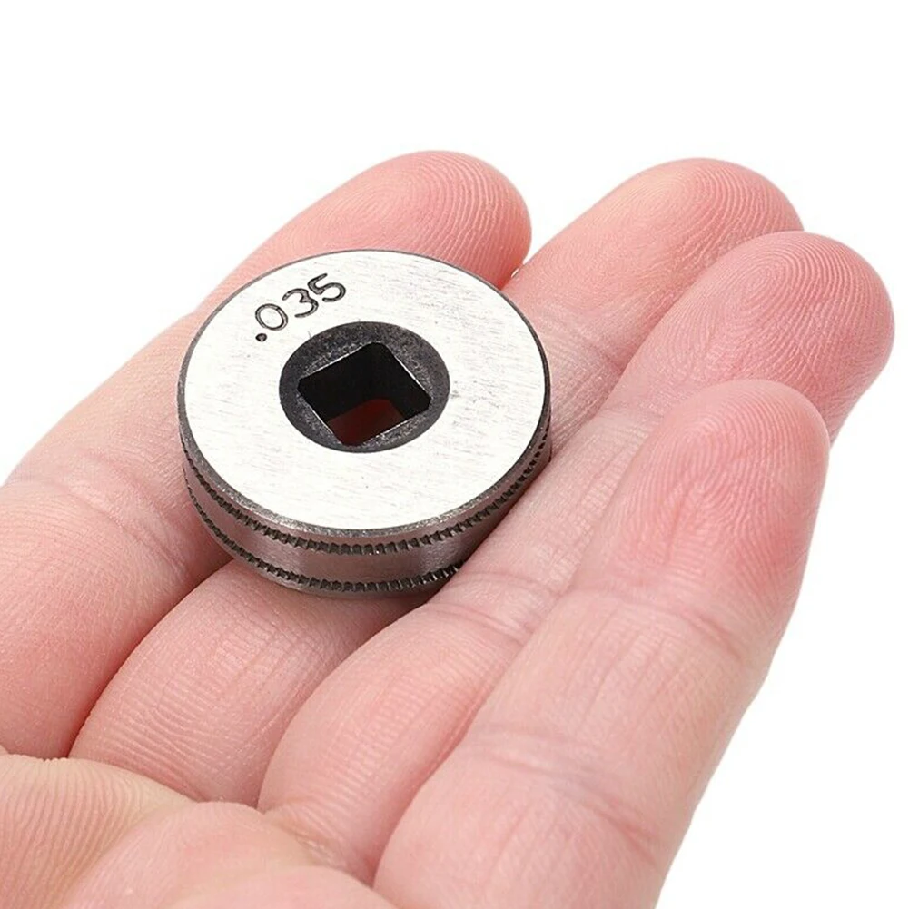 เครื่องเชื่อม Mig ลวดฟีดไดรฟ์ Roller 9 มม.เส้นผ่านศูนย์กลางภายในเหล็กม้วนล้อชุด 25 มม.เส้นผ่านศูนย์กลางภายนอก 0.8-0.9 มม./.030 เครื่องมือเชื่อม