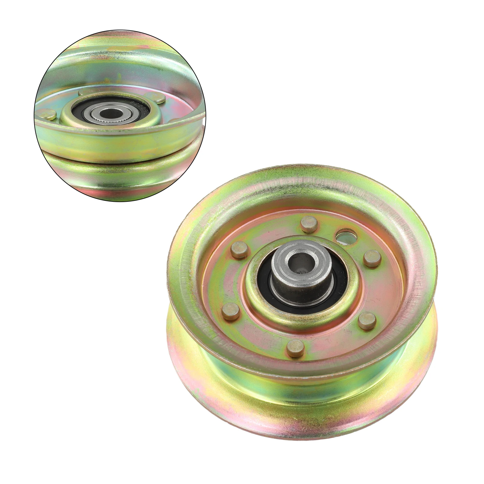 Replacement Idler Pulley Compatible with For Hus Mowers OEM Part 177968 193197 532177968 532193197 Lawn Mower Pulley