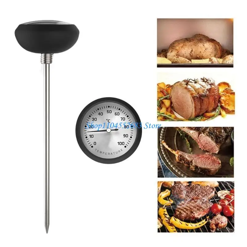 

Y6GD Oil Thermometer with Large Dial Stainless Steel Kitchen Thermometer for Milk
