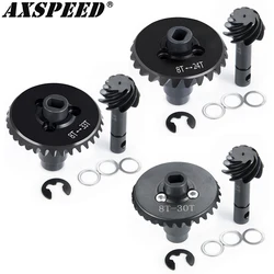 AXSPEED Heavy Duty Overdrive przekładnia stożkowa 30/8T dla 1/10 gąsienica RC osiowych SCX10 II AR44 AR45 Capra oś portalowa części zamienne