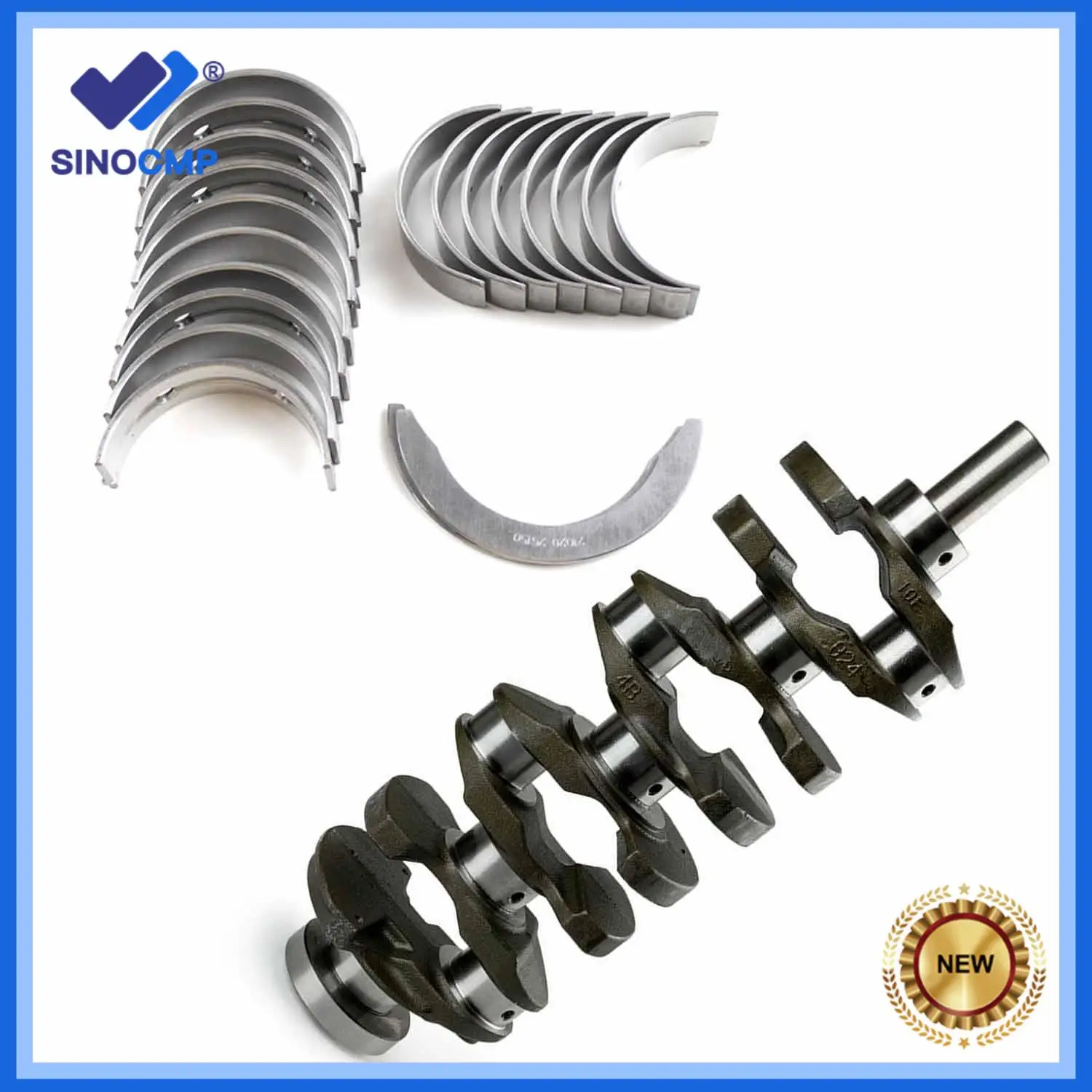 New Crankshaft Con Rod & Crankshaft Main Bearing Set For 2007–2019 Hyundai Kia Sonata Sorento G4KE 2.4L 23111-2G200 21020-2G010