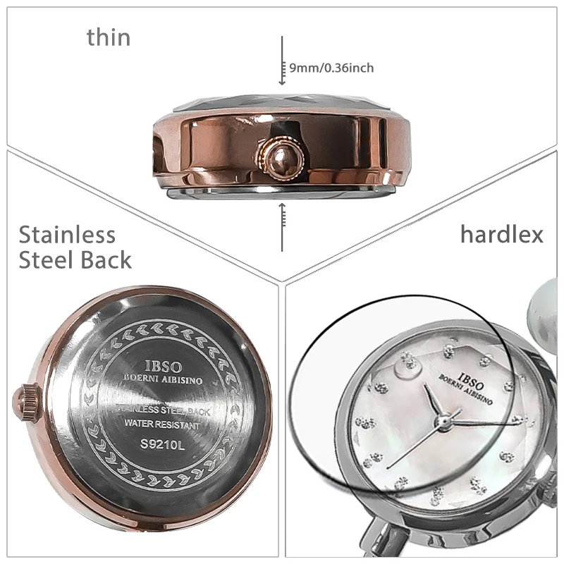 Orologi da polso da donna Casual orologio da polso impermeabile in acciaio inossidabile argento orologi da donna eleganti con diamanti al quarzo da donna piccoli dorati