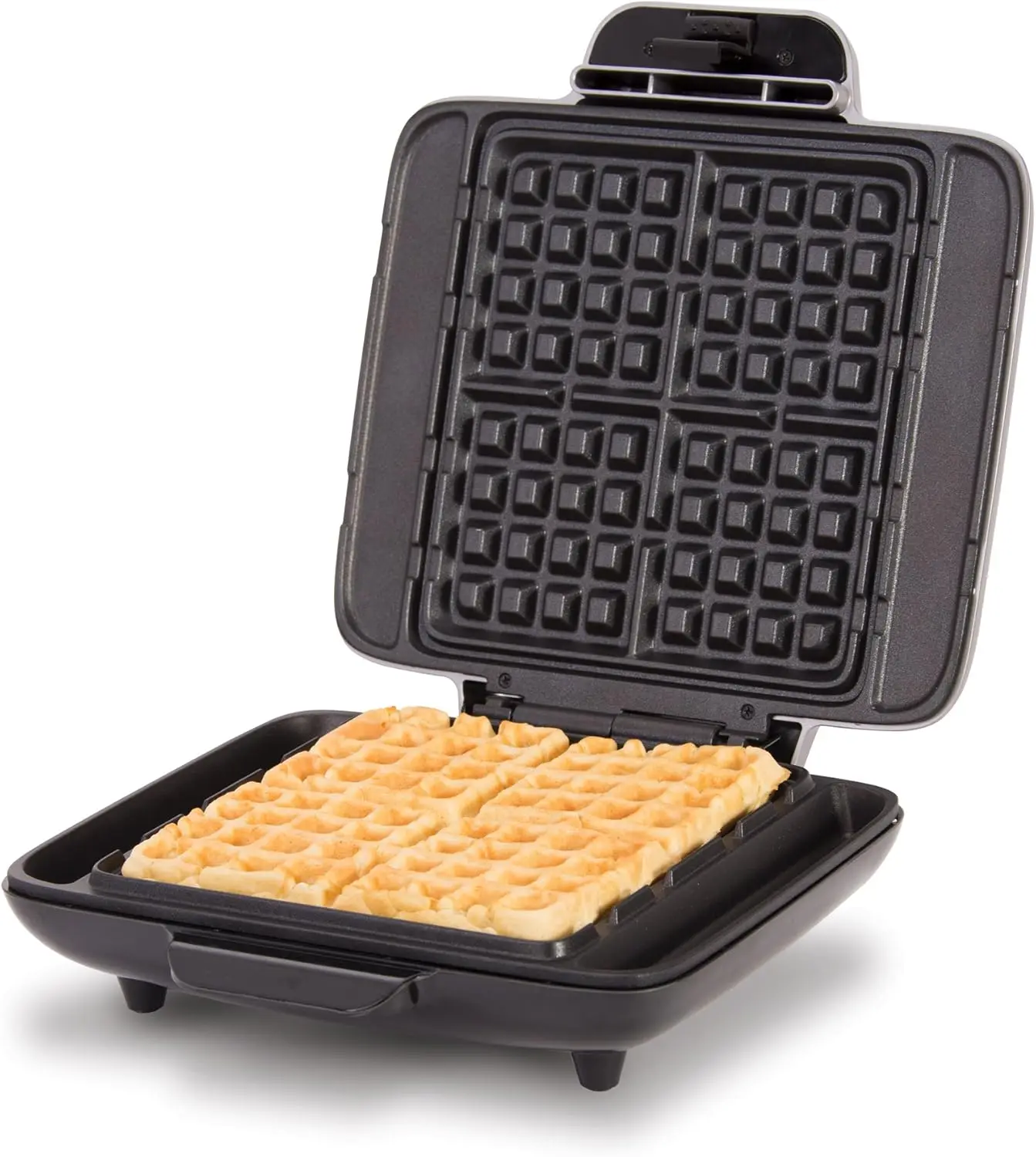 

No-Drip Waffle Maker: Waffle Iron 1200W + Waffle Maker Machine For Waffles, Hash Browns, or Any Breakfast, Lunch, &amp